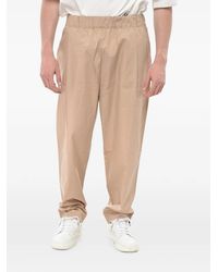 Laneus - Pleated Tapered Trousers - Lyst