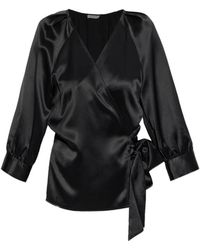 By Malene Birger - Pacey Wrap Blouse - Lyst