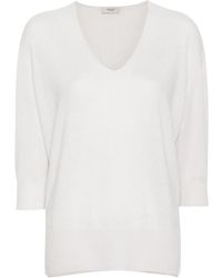 Agnona - Knitted V-Neck Top - Lyst