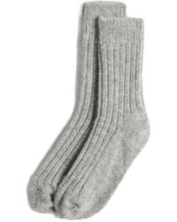 Woolrich - Ribbed-Knit Wool-Blend Socks - Lyst