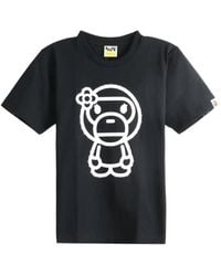 A Bathing Ape - Baby Milo Crystal-Detail T-Shirt - Lyst