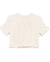 R13 - Wool Knitted Top - Lyst