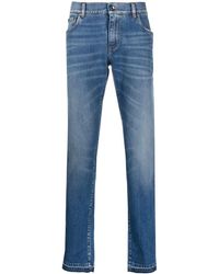 Dolce & Gabbana - Jeans skinny a vita media - Lyst