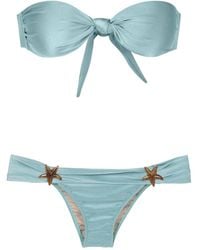 Adriana Degreas - Star-appliqué Strapless Bikini Set - Lyst