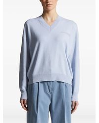 Peserico - Verzierter Pullover mit V-Ausschnitt - Lyst