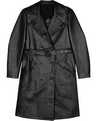トレンチコート SPORTMAX FW24 ALFEO 1234 LEATHER TRENCH (2422476013600 001) ALFEO LEATHER TRENCH COAT Sportmax €1.500,00 EUR - Biffi