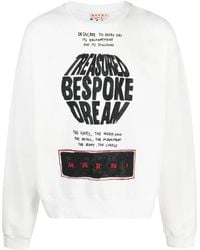 Marni - Pull En Coton À Imprimé Graphique - Lyst