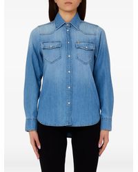 Liu Jo - Button Denim Shirt - Lyst