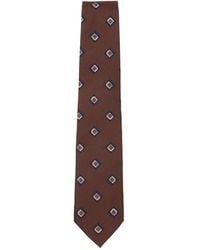 BIGI MILANO - Diamond-Print Tie - Lyst
