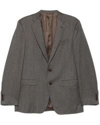 Canali - Herringbone Wool Suit - Lyst