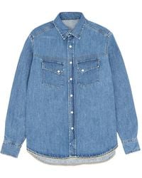 Fortela - Pasadena Flap-Pockets Denim Shirt - Lyst