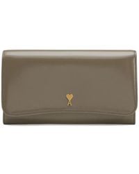 Ami Paris - Cartera Continental Paris Paris De Piel - Lyst