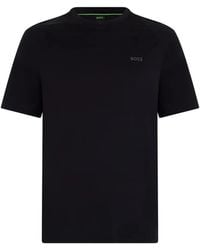 BOSS - Tour Logo-Print Raglan-Sleeve T-Shirt - Lyst