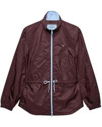Prada - Jacke mit Stehkragen - Lyst