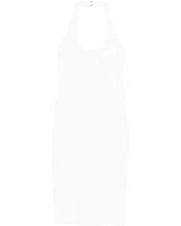 Hervé Léger - Willa Halter-Neck Midi Dress - Lyst