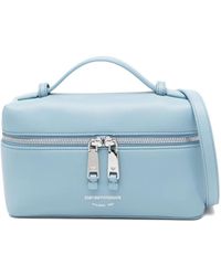 Emporio Armani - Mini Leather Tote Bag - Lyst