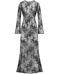 Maison Close - Lace Open-Back Maxi Dress - Lyst