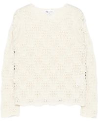Comme des Garçons - Knitted Top - Lyst