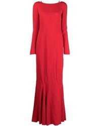 Givenchy - Robe longue rouge à chaine - Lyst