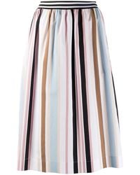 Woolrich - Striped A-Line Skirt - Lyst
