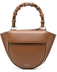 Wandler - Mini Sac Cabas Hortensia À Anse En Bambou - Lyst