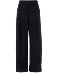 Giorgio Armani - X Alanui Pleated Virgin-Wool Trousers - Lyst