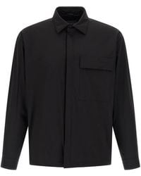 Herno - Sobrecamisa Con Bolsillo De Parche - Lyst