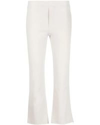 Herno - Pull-On Cropped Trousers - Lyst