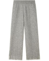 Alanui - Finest Fringed-Hem Trousers - Lyst
