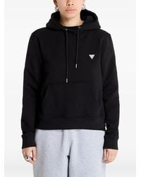 Guess - Logo-Patch Hoodie - Lyst