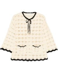 Zimmermann - Haut Tunique Aster En Crochet - Lyst