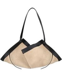 Yuzefi - Wonton Suede Shoulder Bag - Lyst