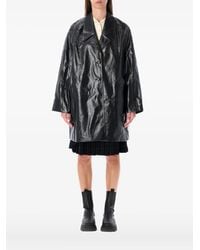 RECTO. 70S Orchid Faux-Fur Coat in Black | Lyst UK