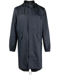 Rains - Zip-Up Hooded Raincoat - Lyst