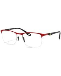 Ray-Ban - Half-Rim Logo-Detail Glasses - Lyst