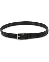 Orciani - Plug Braided Leather Belt - Lyst