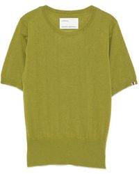 Extreme Cashmere - Noor Fine-Knit Short-Sleeve Sweater - Lyst