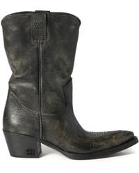 Miu Miu - Klassische Stiefel - Lyst