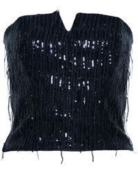 FEDERICA TOSI - Sequin-Embellished Top - Lyst