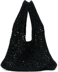 Blumarine - Logo-Embroidered Shoulder Bag - Lyst