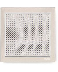BOSS - Fazzoletto Da Taschino Con Stampa Geometrica - Lyst
