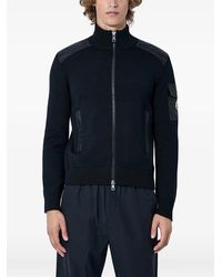 Moncler - Zip-Up High-Neck Sweater - Lyst