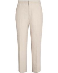 Zegna - Oasi Lino Linen Trousers - Lyst
