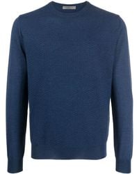 Corneliani - Pull En Laine Vierge À Col Rond - Lyst