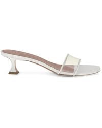 AMINA MUADDI - Andreea Glass-Slipper Sandals - Lyst