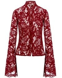 MANURI - Floral Lace Blouse - Lyst