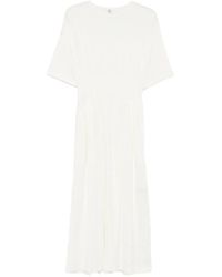 TOTEME - Cotton Silk Tee Dress - Lyst