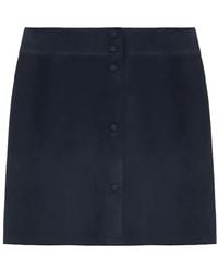 Yves Salomon - Suede Skirt - Lyst
