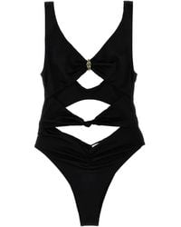 Elisabetta Franchi - ノットディテール ワンピース水着 - Lyst
