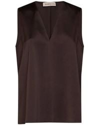 Blanca Vita - V-Neck Sleeveless Blouse - Lyst